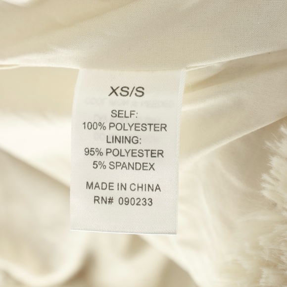 Kendall & Kylie Cream Teddy Jacket Size XS/S - Picture 8 of 8